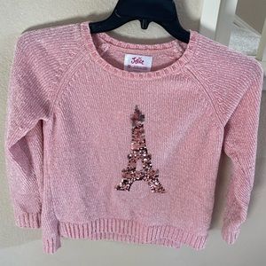 Justice chenille sweater